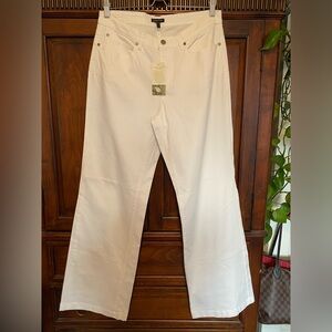 Eileen Fisher NWT White Wide Leg Organic Cotton Denim
Jean Size 10